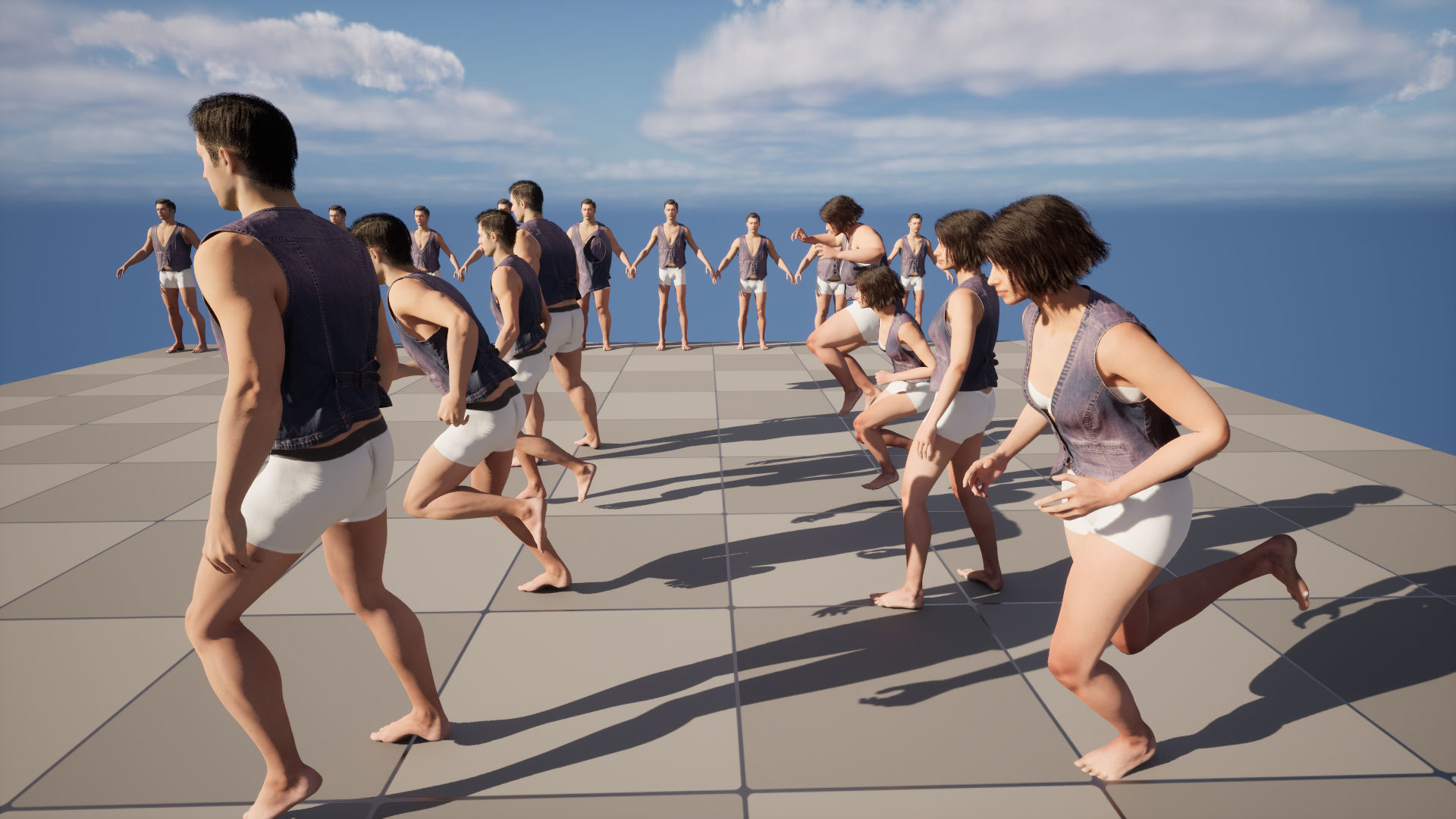 Vest 69 - All MH Bodies and UE5 Skeletons - Rigged Low-poly 3D model_19