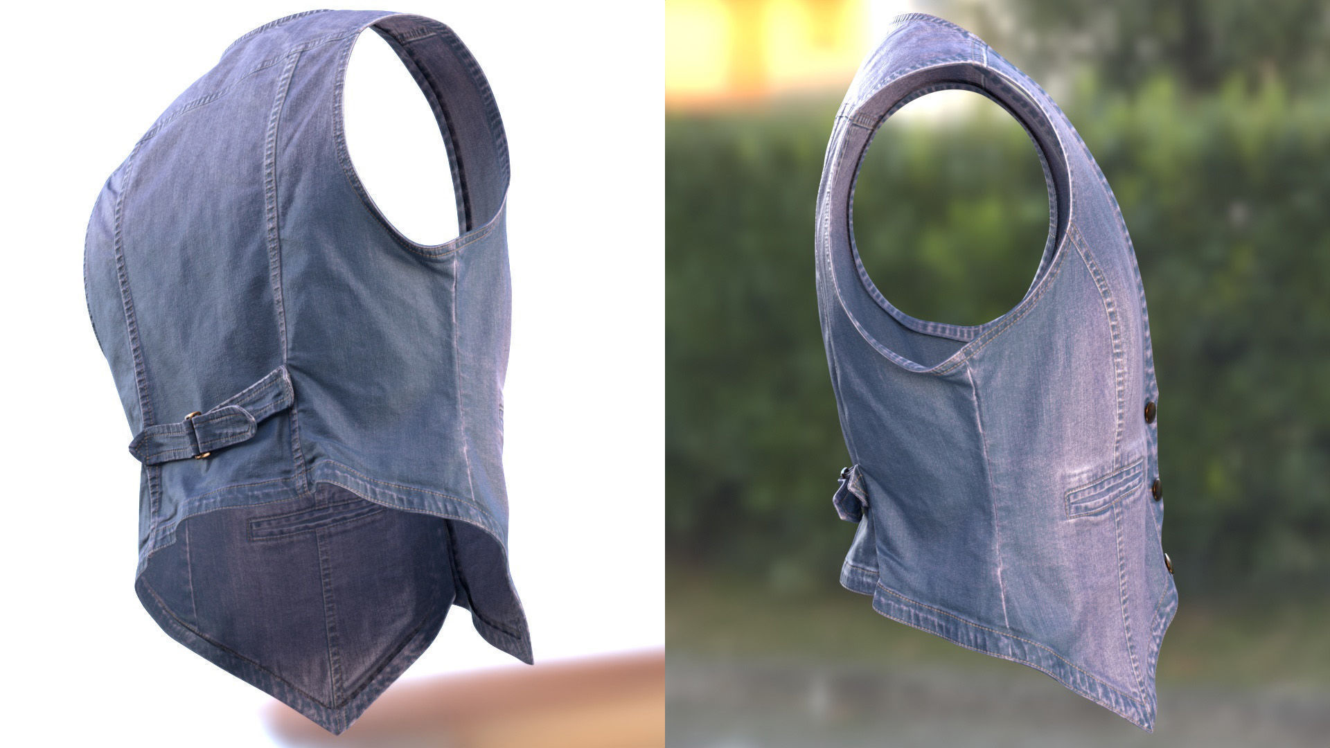 Vest 69 - All MH Bodies and UE5 Skeletons - Rigged Low-poly 3D model_12