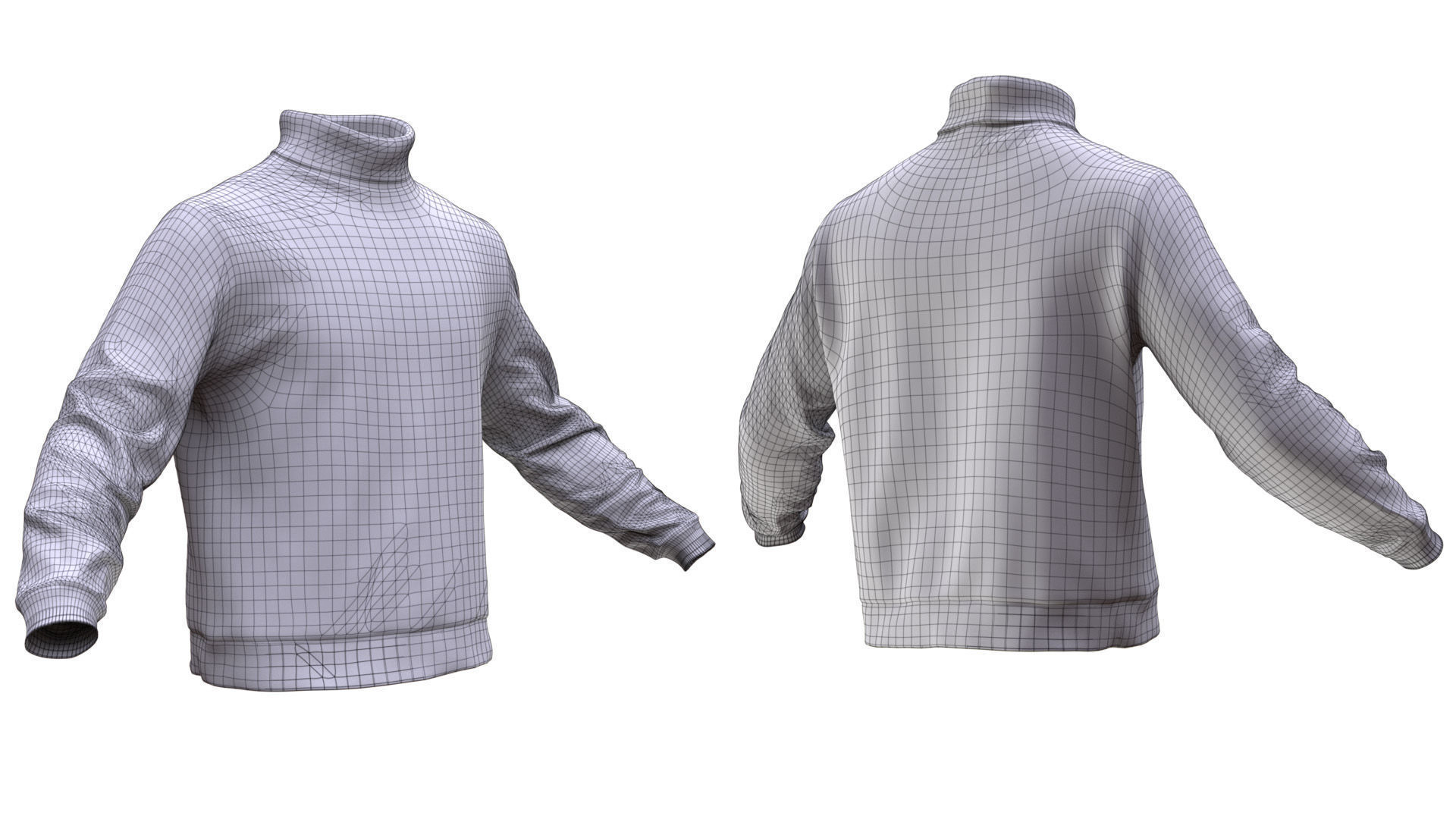 Sweater 64 - All MH Bodies and UE5 Skeletons - Rigged Low-poly 3D model_21