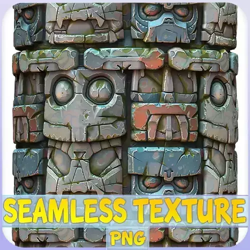 Stylized Wall Seamless Texture