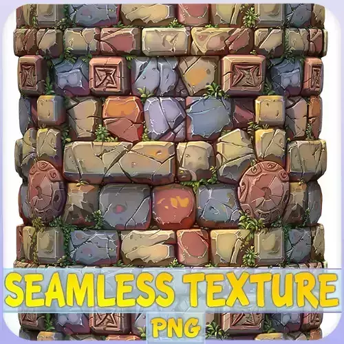 Stylized Wall Seamless Texture