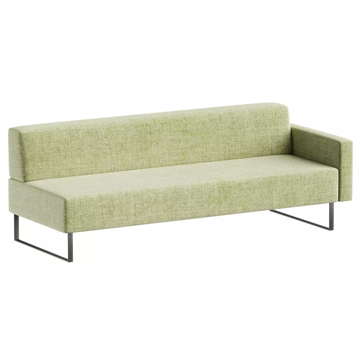 sofa right big 3D model_0