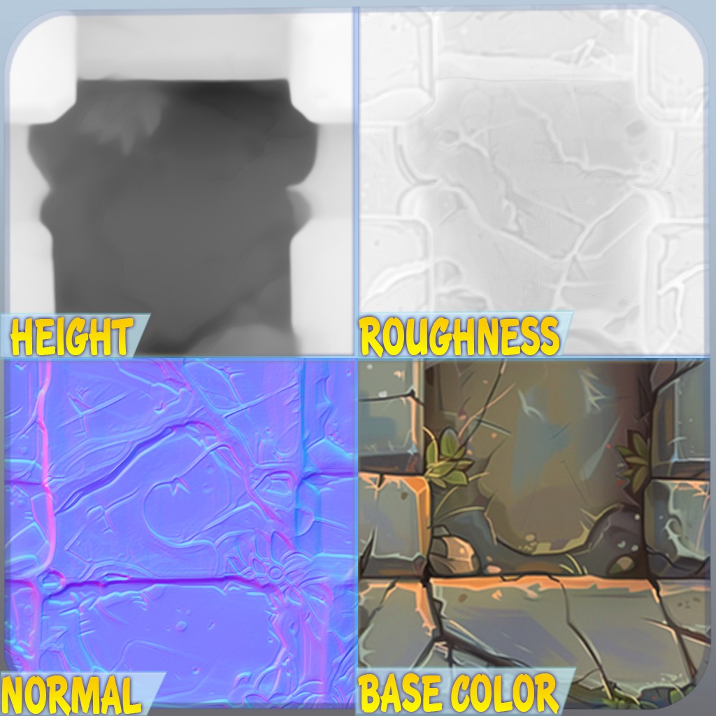 Stylized Wall Seamless Texture Texture_1