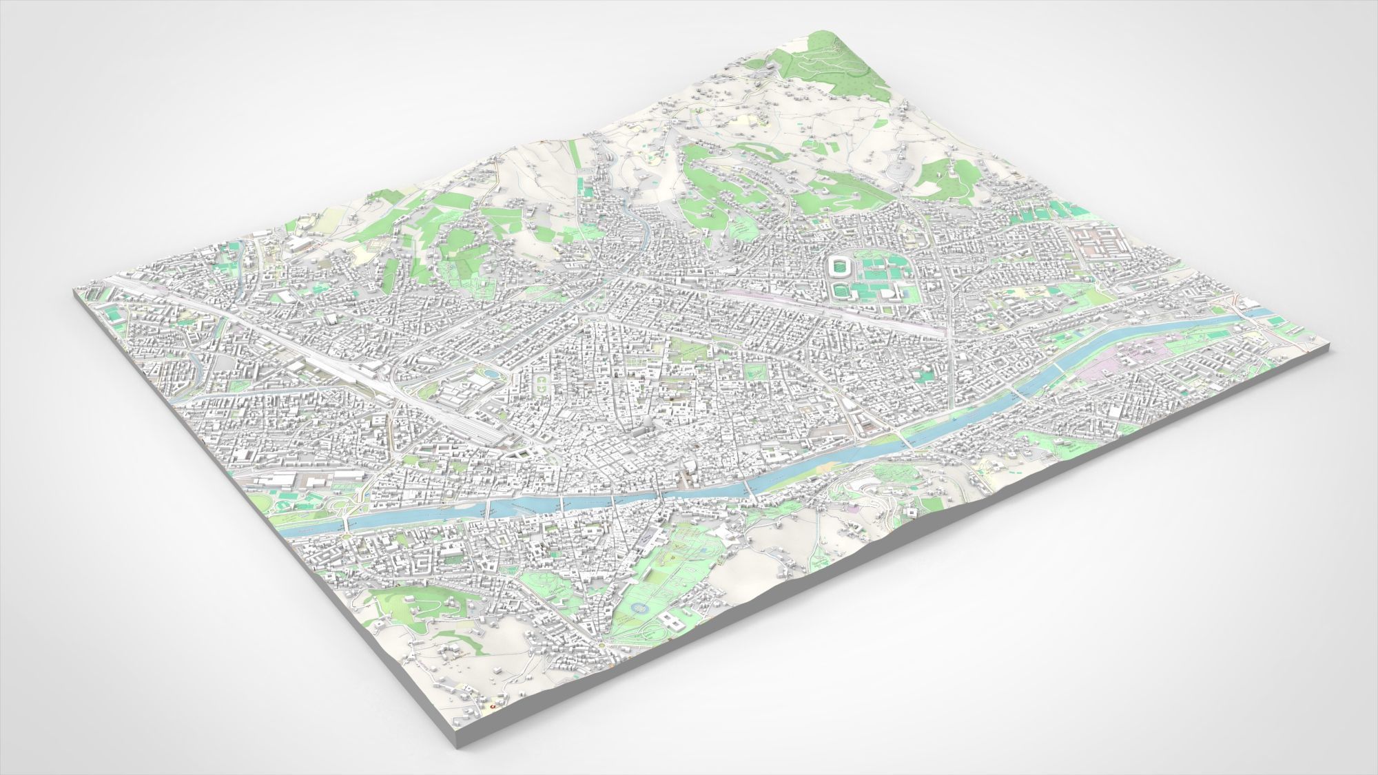 Cityscape Florence Italy 3D model_11