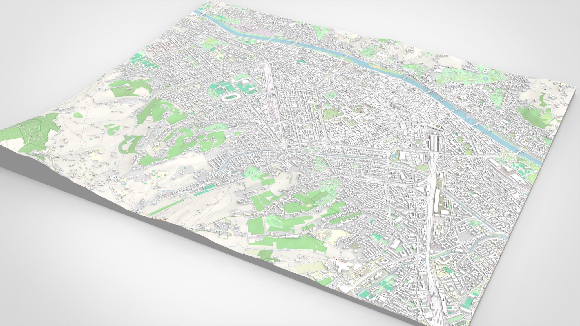 Cityscape Florence Italy 3D model_10