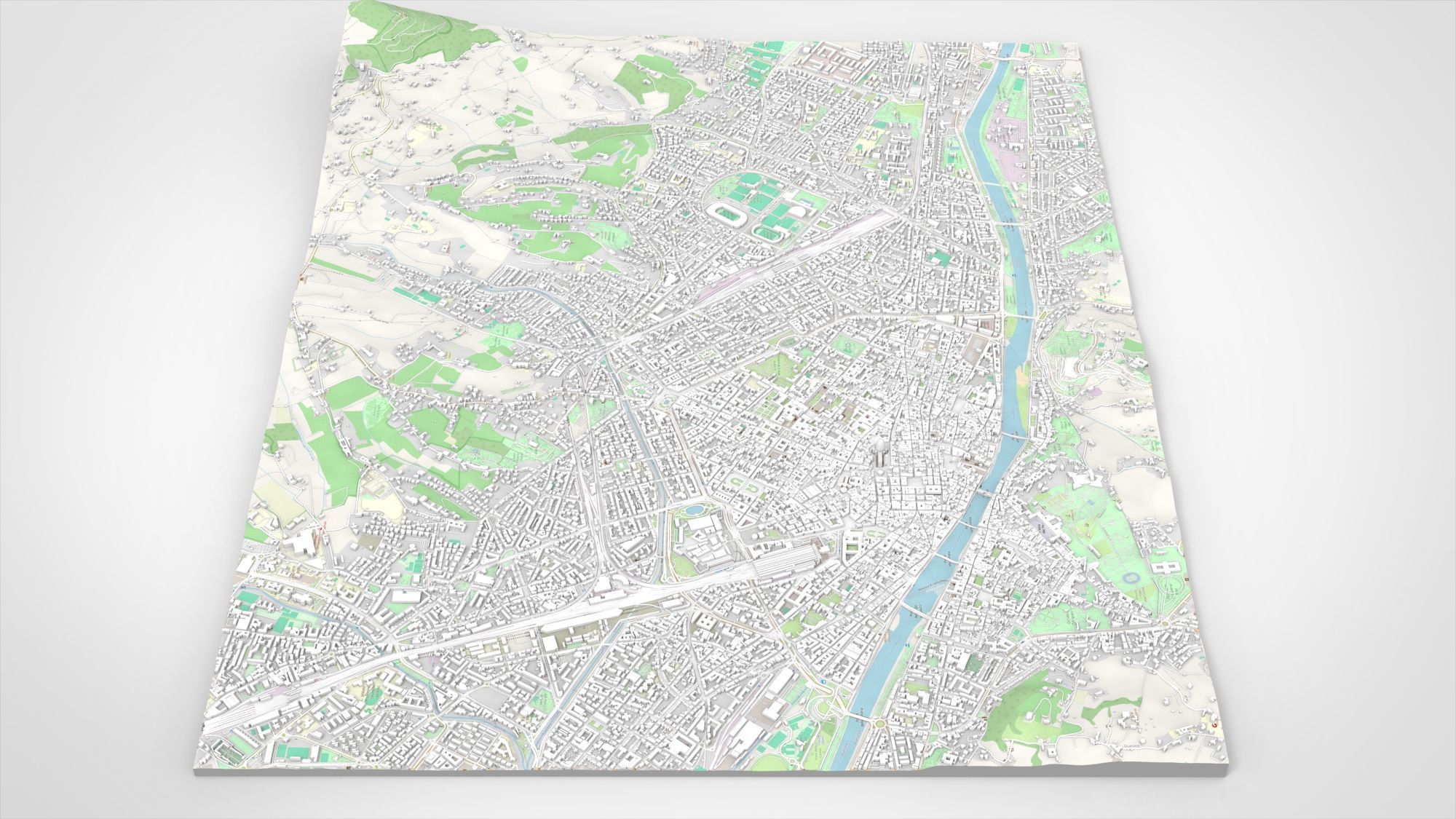 Cityscape Florence Italy 3D model_6