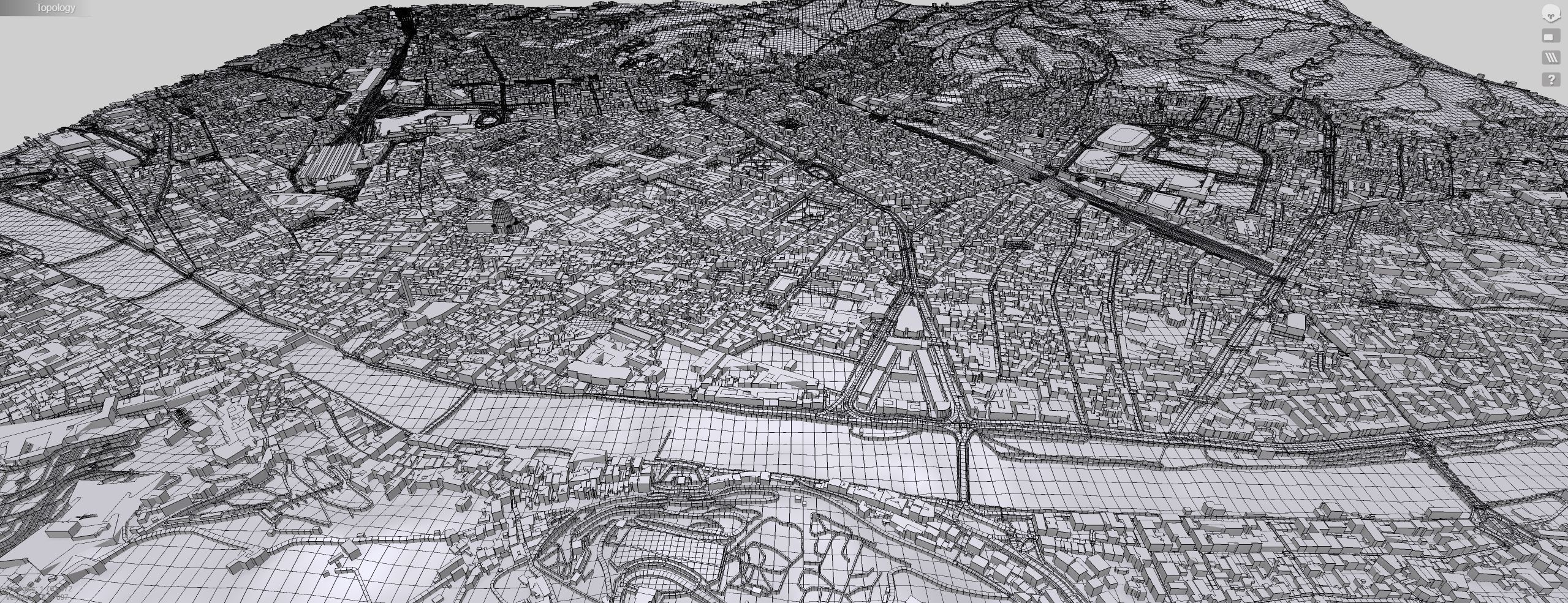 Cityscape Florence Italy 3D model_15