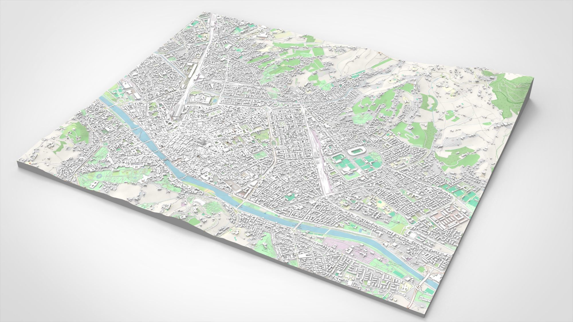 Cityscape Florence Italy 3D model_12