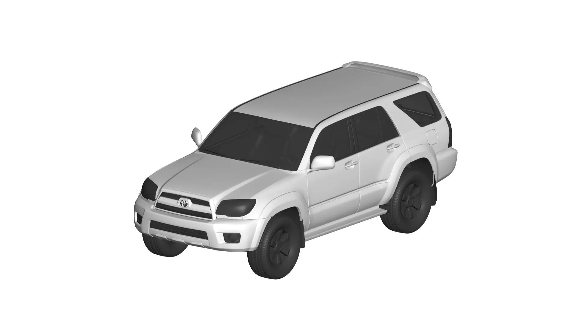 Toyota 4Runner  3D model_0