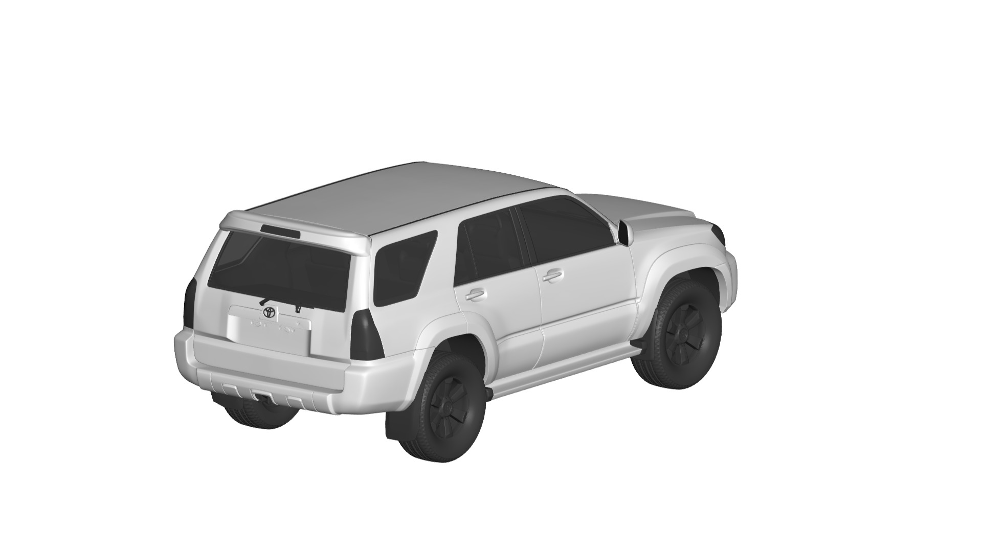 Toyota 4Runner  3D model_1