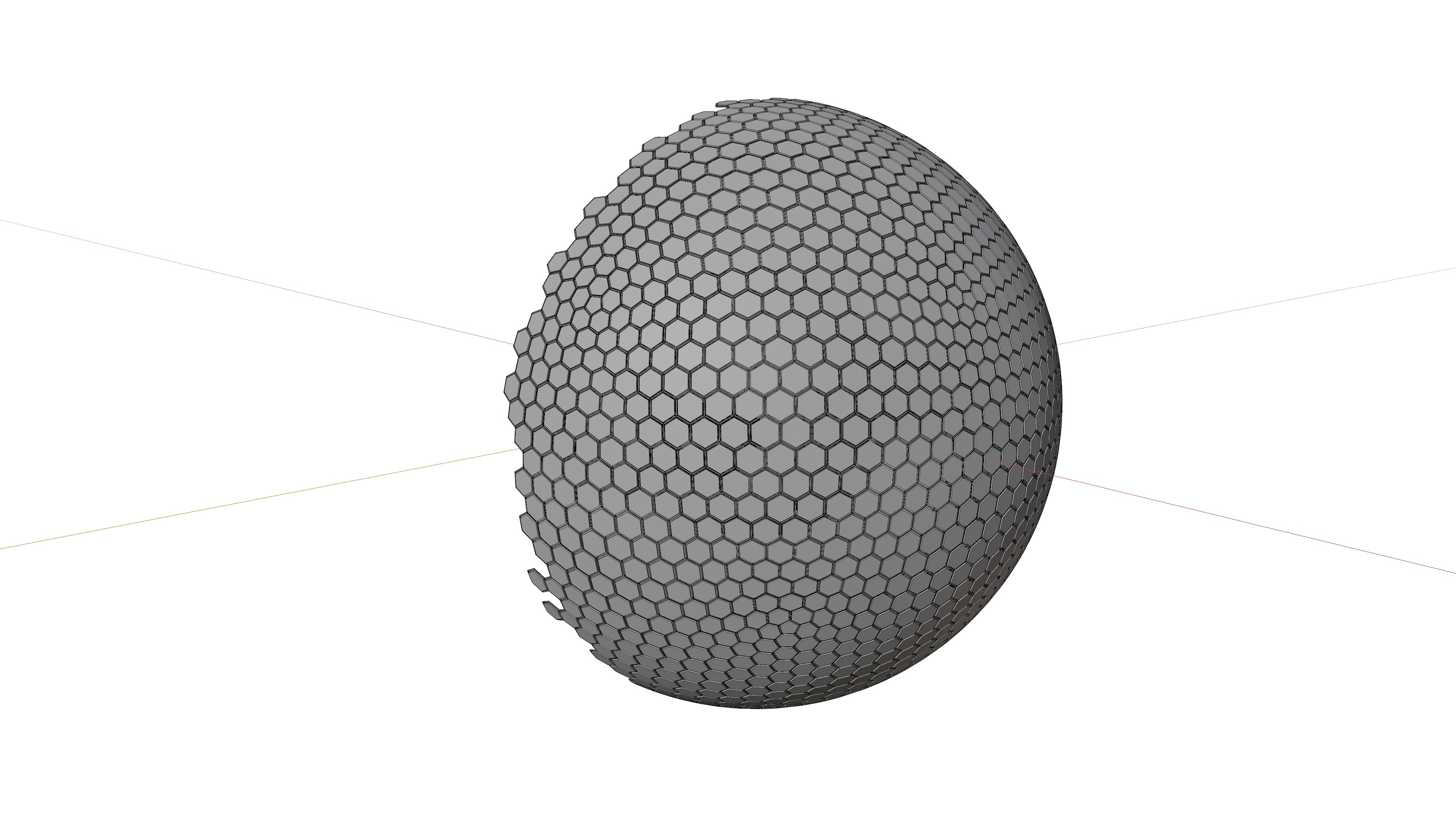 Sci Fi Sphere Drone Low-poly 3D model_16