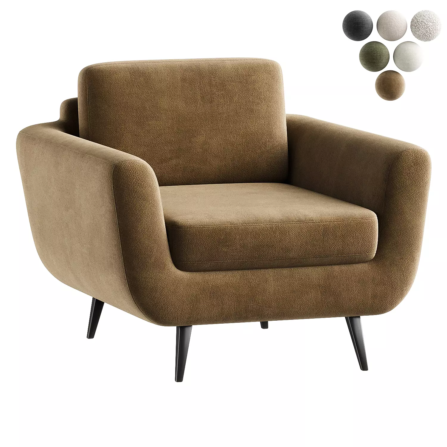 armchair 56 3D model_0