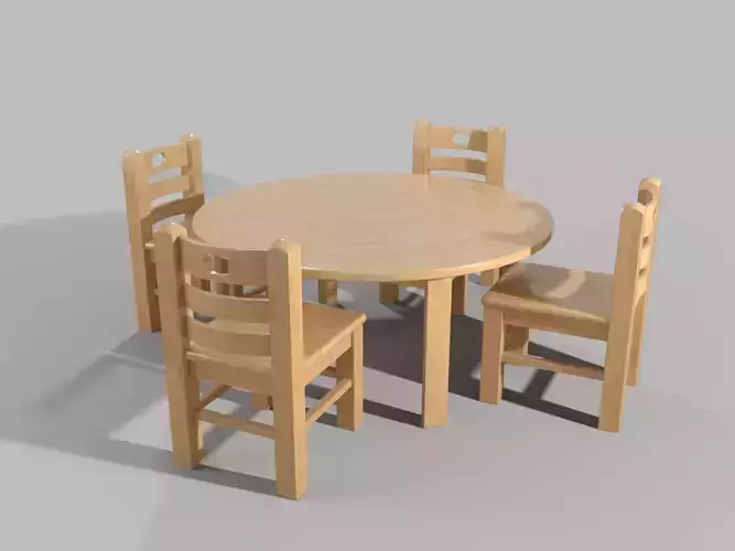 Table and Chairs For Preschool Kids