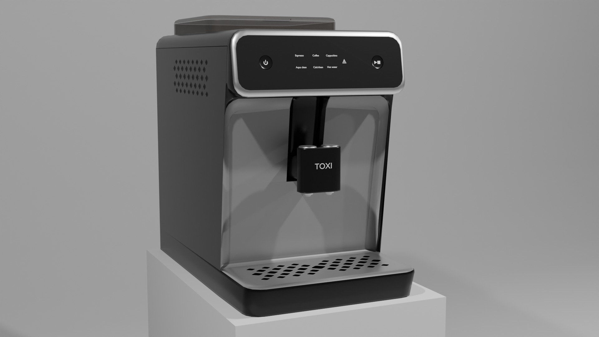 Coffee maker Free low-poly 3D model_3