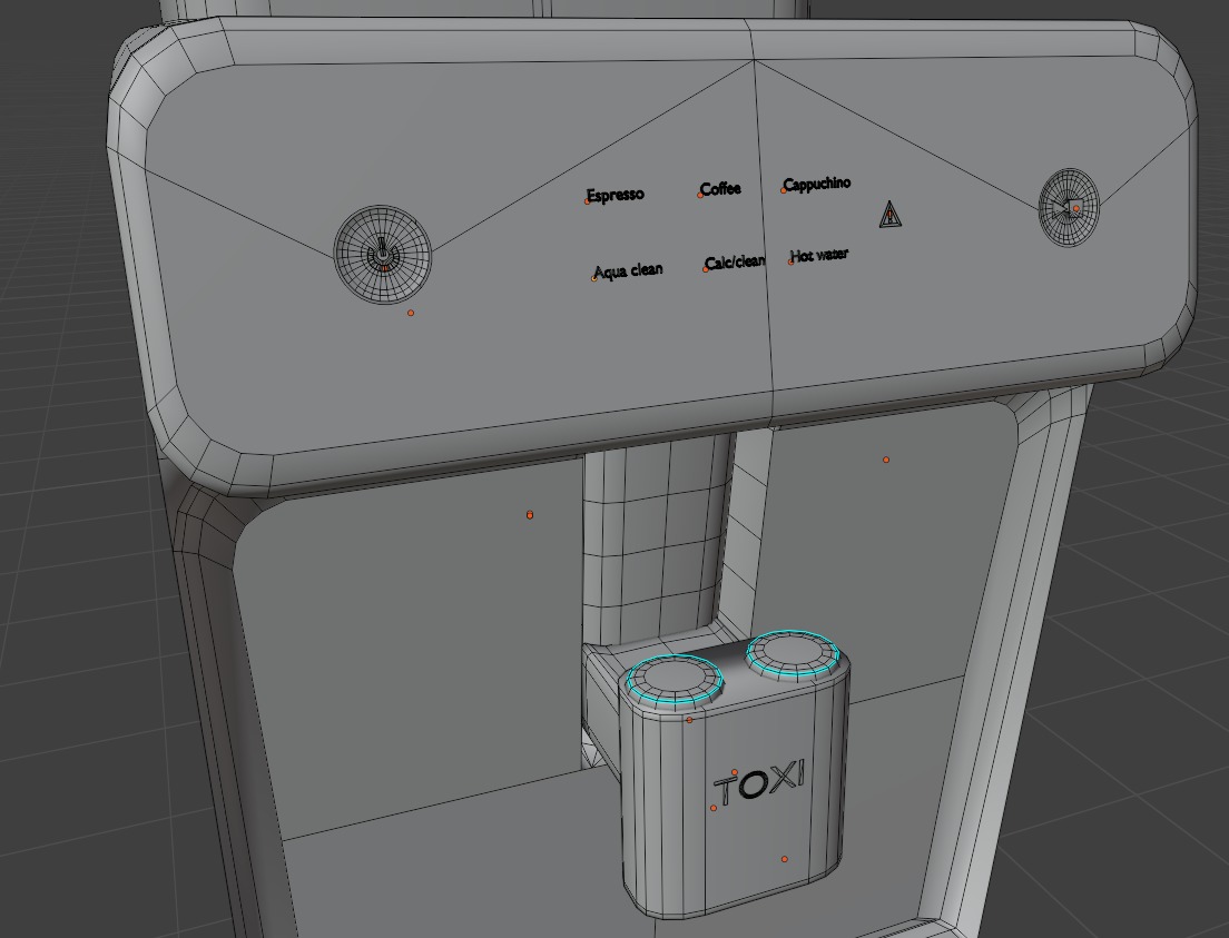 Coffee maker Free low-poly 3D model_6