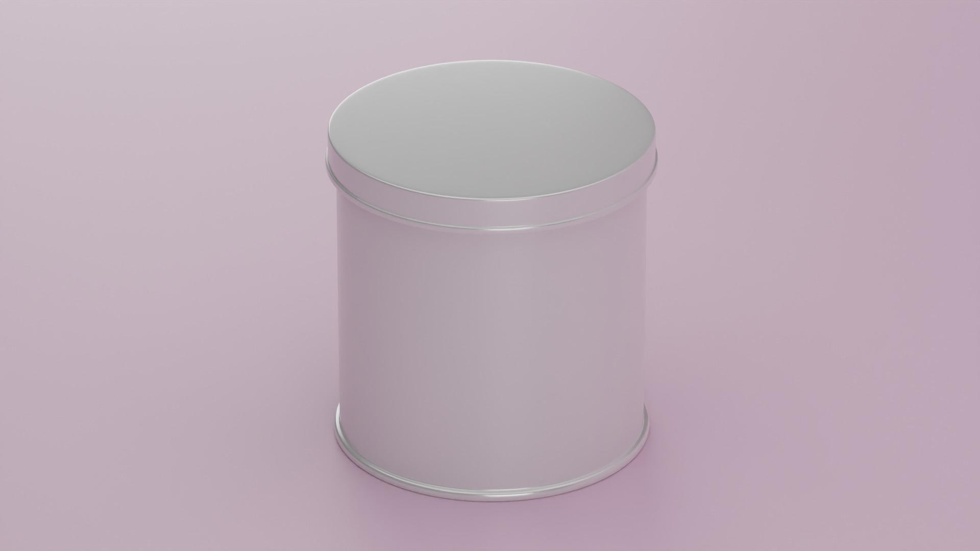 Tin can 3D model_2