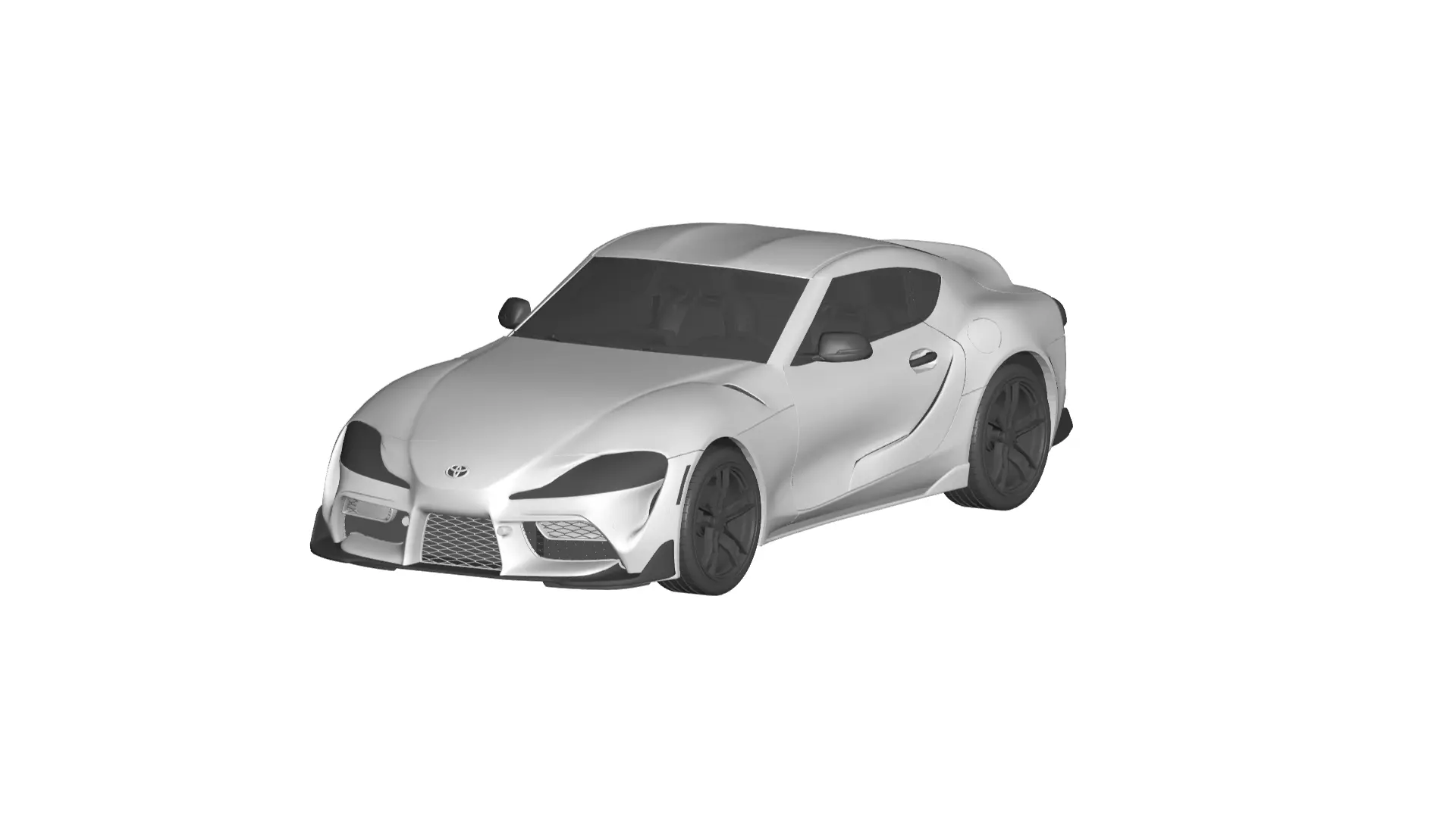 Toyota Supra GR 3D model_0