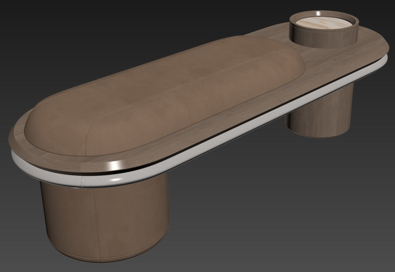 Liz Bench By Giorgetti 3D model_5