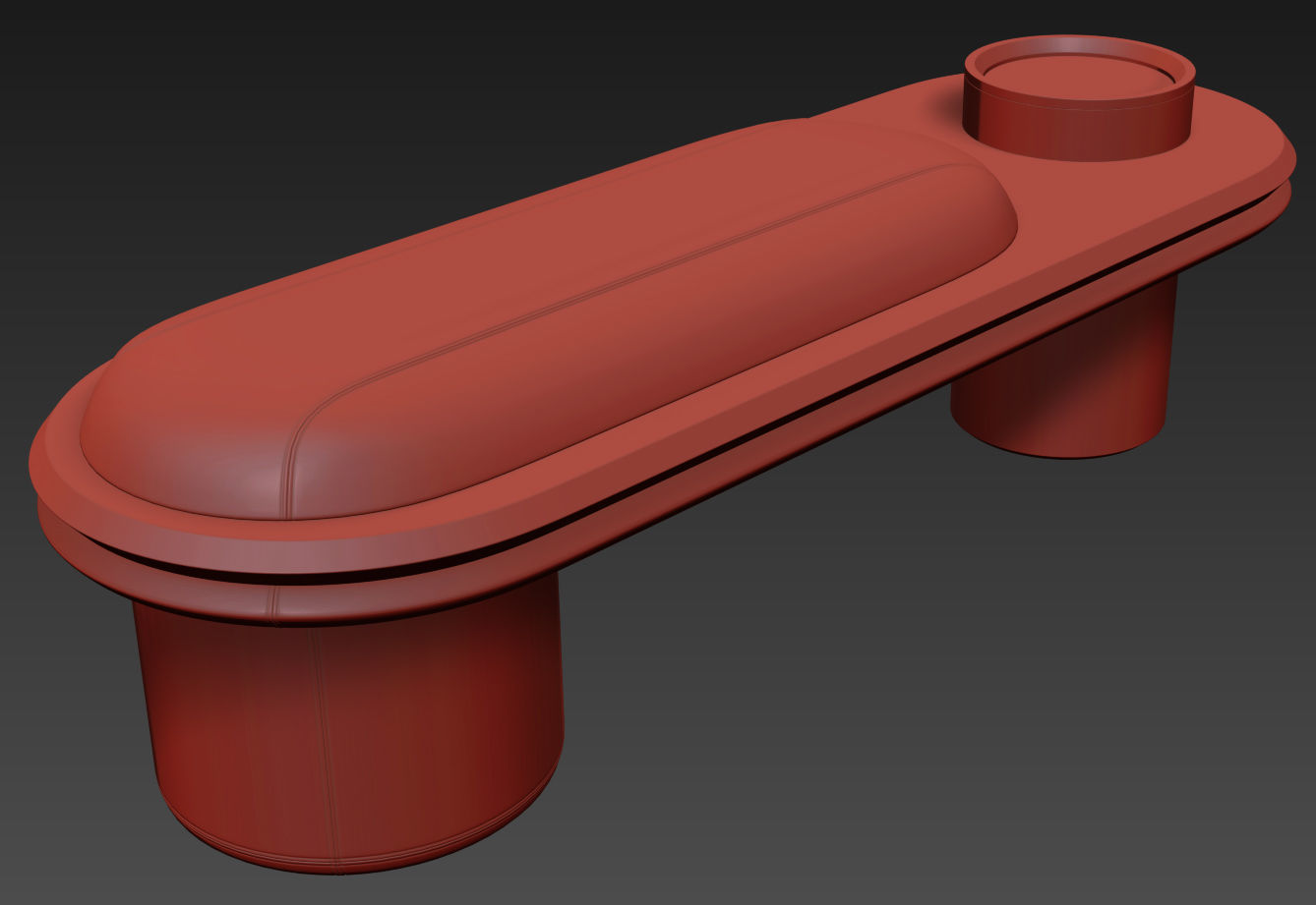 Liz Bench By Giorgetti 3D model_6