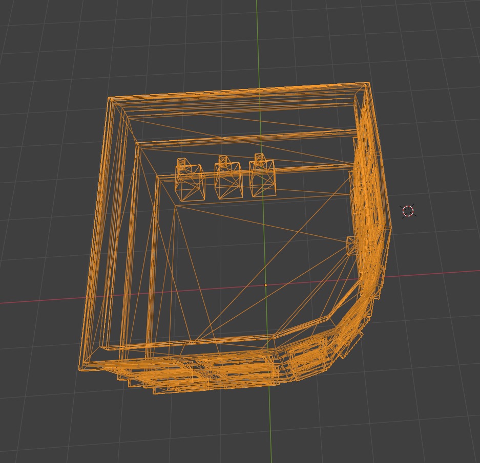 Low Poly Corner Building Shop Mobile-Friendly 3D Model Low-poly 3D model_3