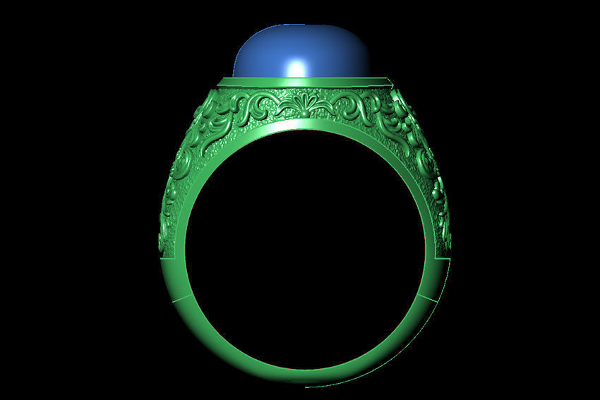 Ring - Signet 3D print model_6