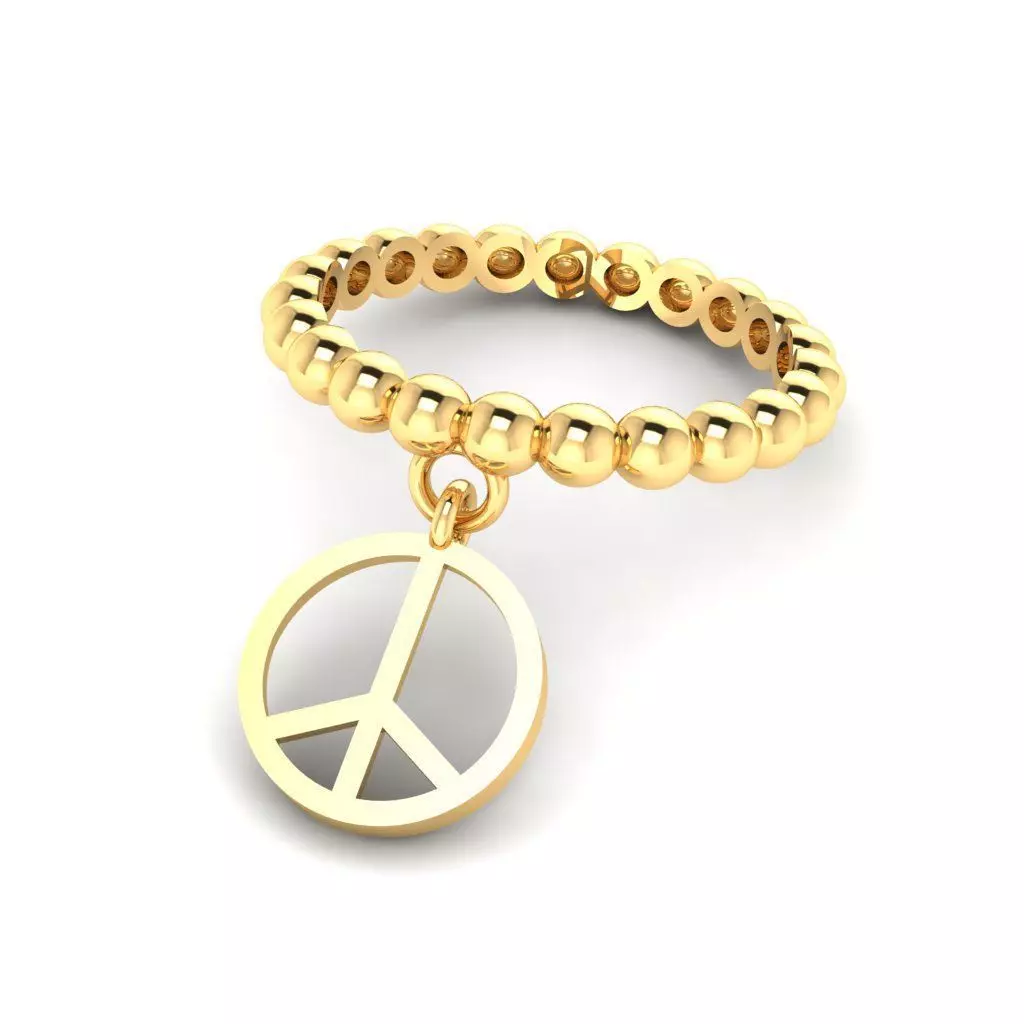 mummy Dangle ring 3D print model_0