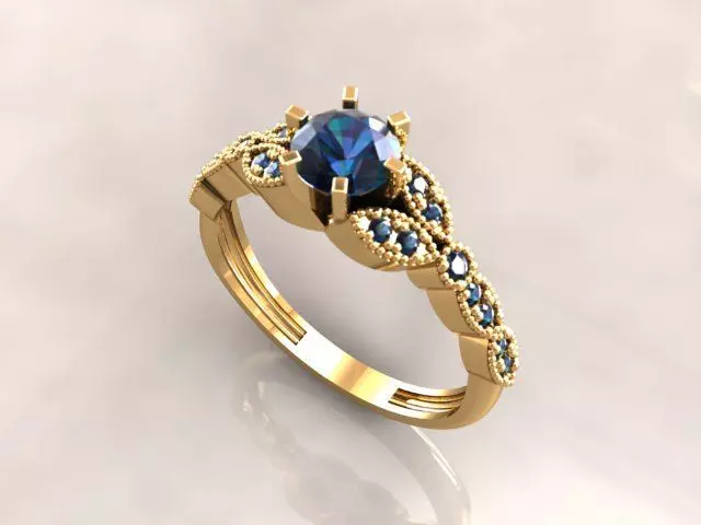 soliter ring 3D print model_0