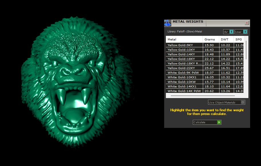 Gorilla ring 3D print model_14