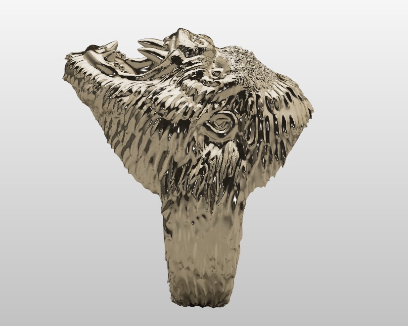 Gorilla ring 3D print model_7