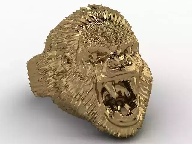   Gorilla ring 3D print model