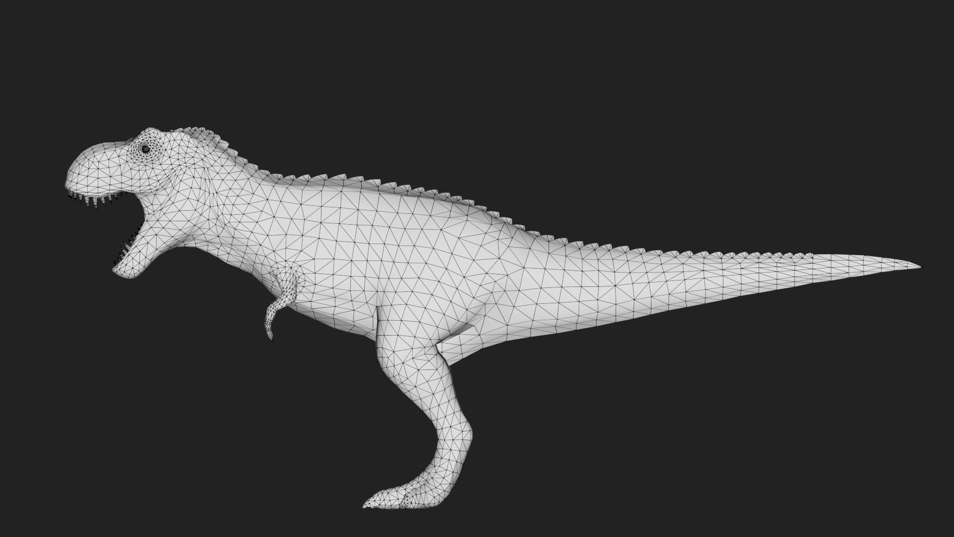 Tyrannosaurus Rex Low-poly 3D model_5