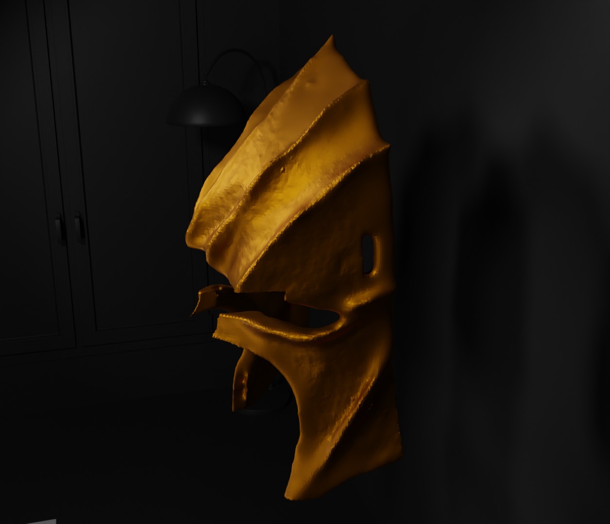 Troll Warrior Face Mask Helmet Troll Face Mask 3D print model_23