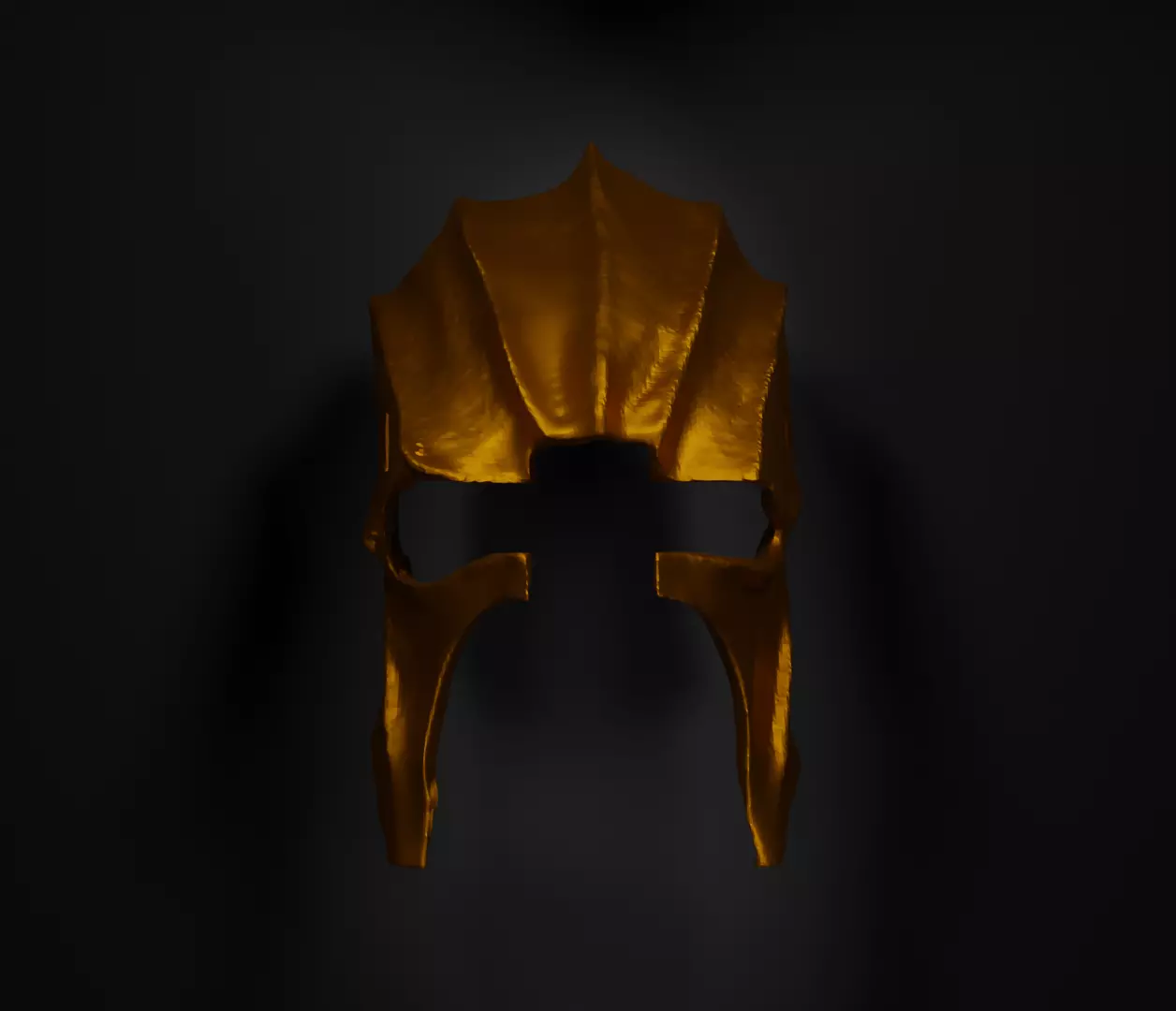 Troll Warrior Face Mask Helmet Troll Face Mask 3D print model_0