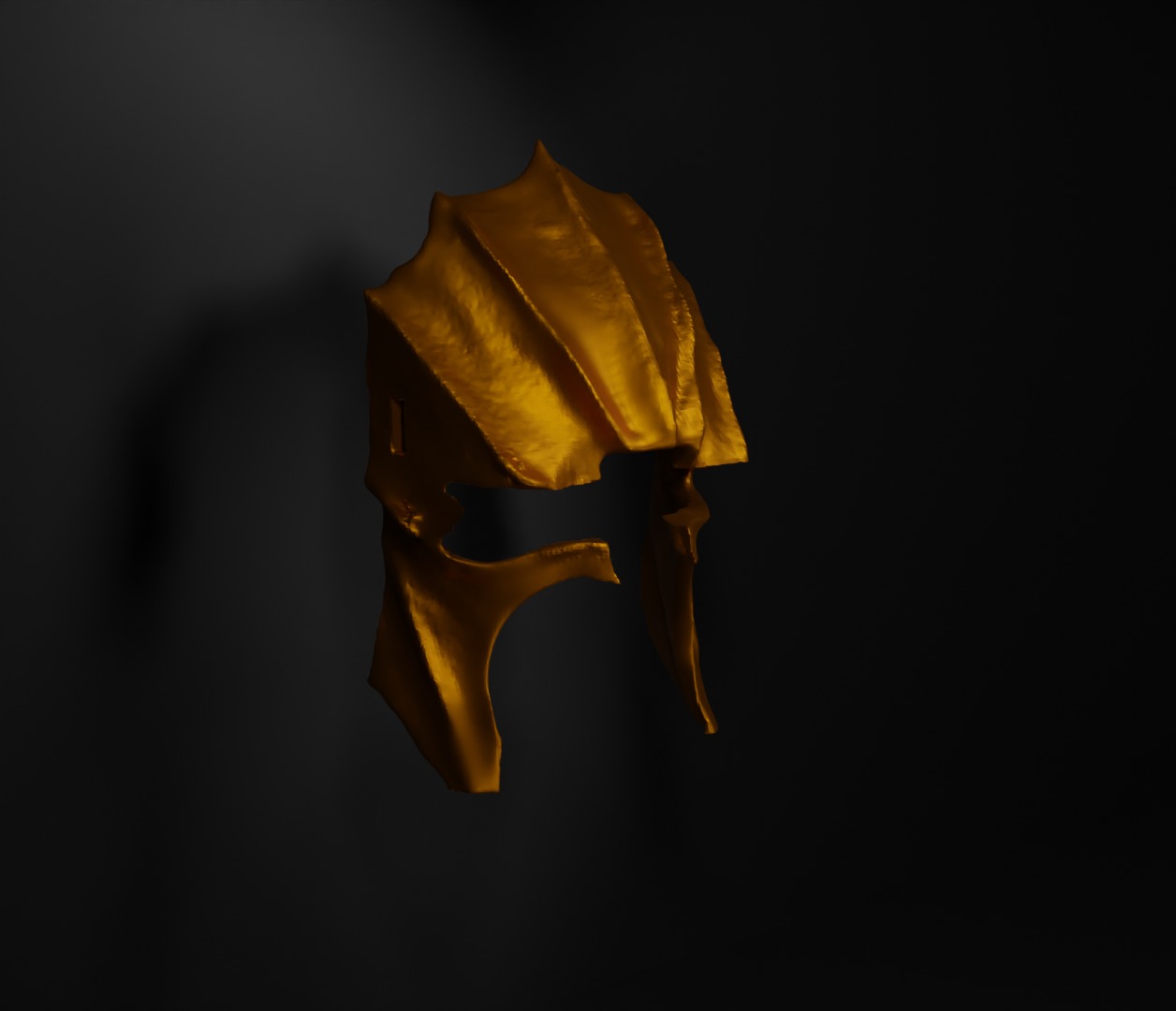 Troll Warrior Face Mask Helmet Troll Face Mask 3D print model_35