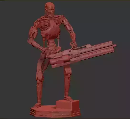 THE TERMINATOR T-800 V2 High Detal 3D print model