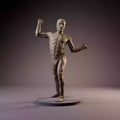 Anatomy Man Full Figure Sculpture 3d Model 3D print model