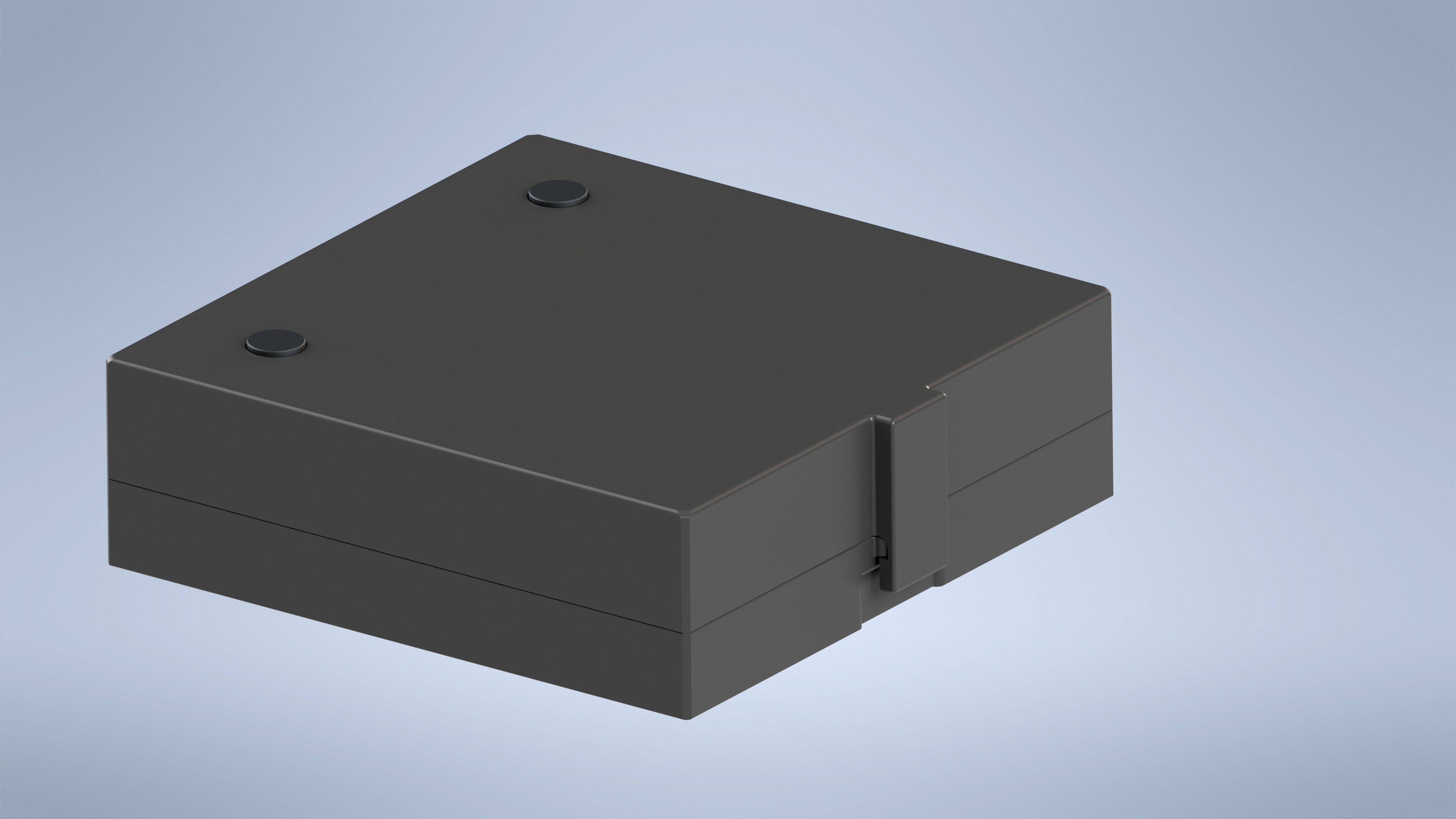 Printable Ammunition box 9 mm Luger with Storage pins 3D print model_3