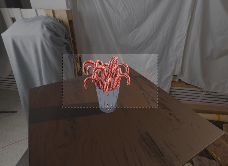Candy Cane 3D model_5