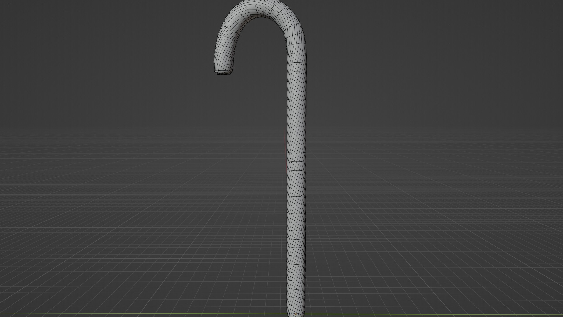 Candy Cane 3D model_9