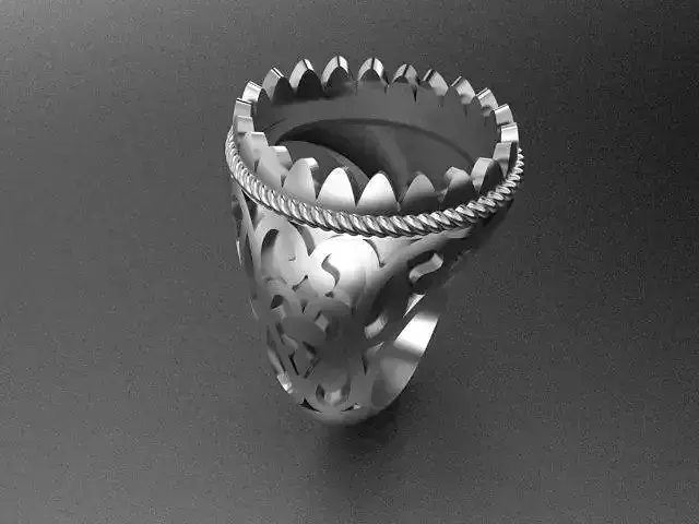 Cabochon Cocktail Ring