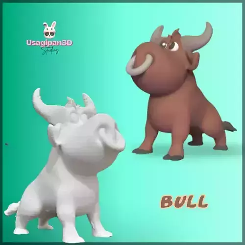 Cartoon Bull
