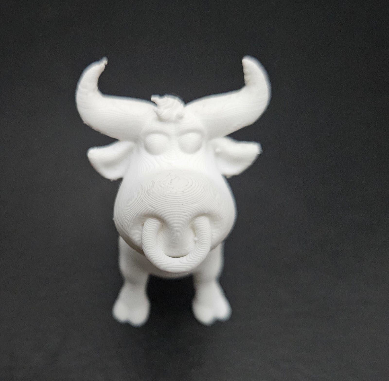 Cartoon Bull 3D print model_6