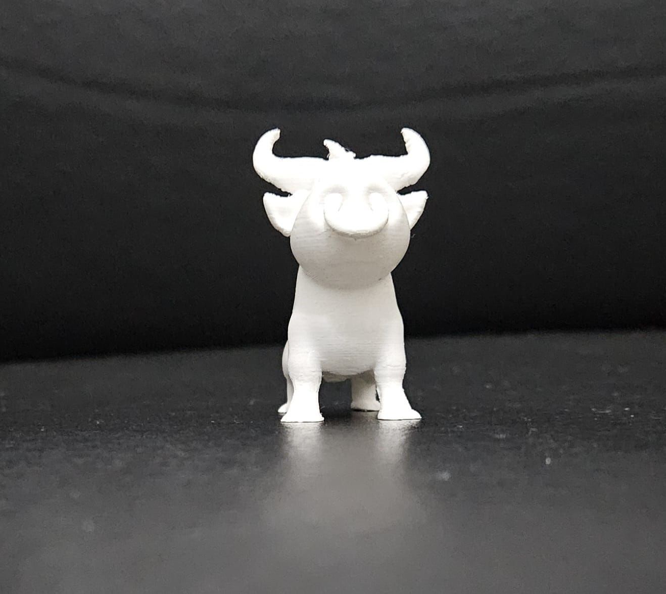 Cartoon Bull 3D print model_9