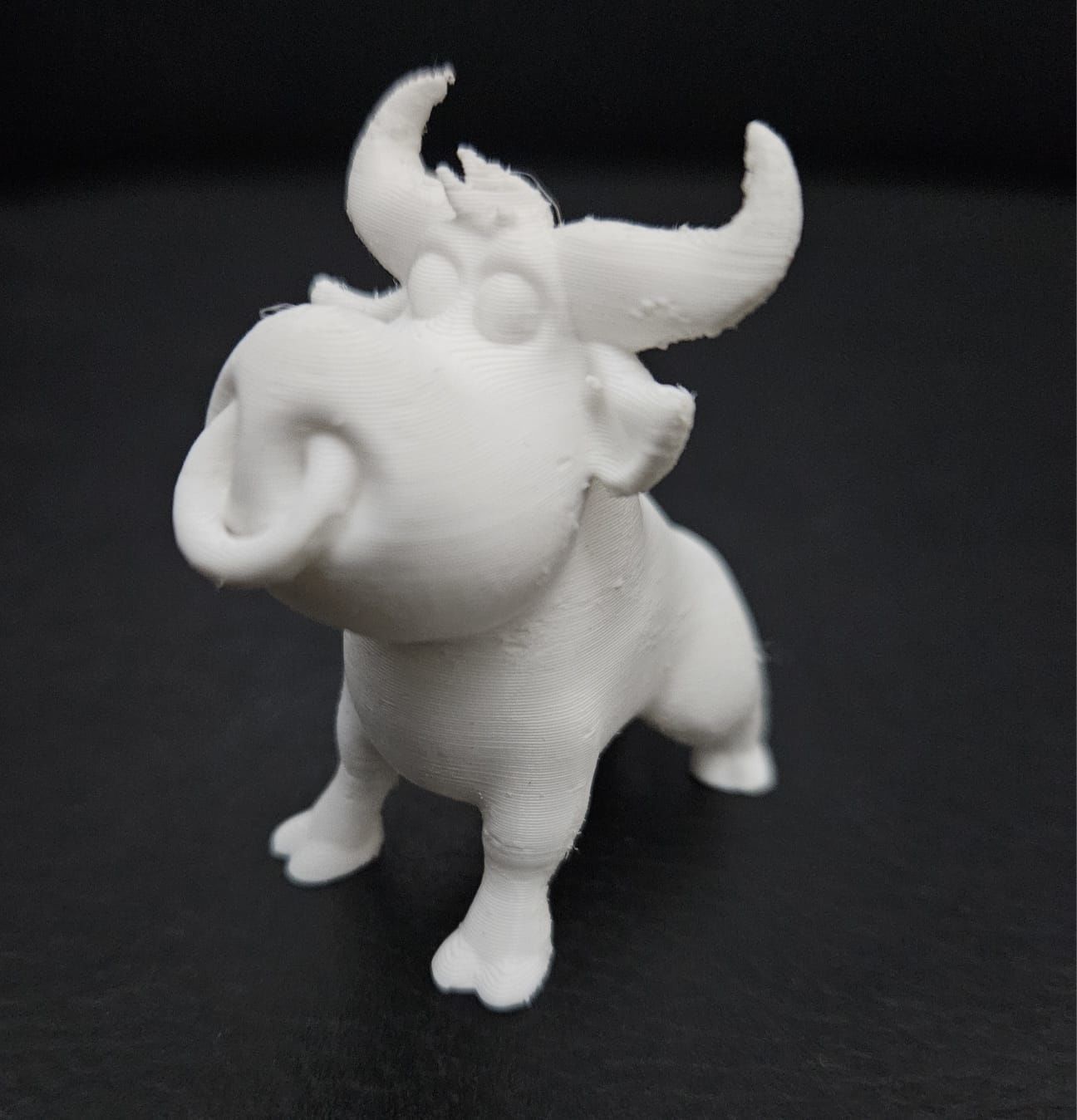 Cartoon Bull 3D print model_7