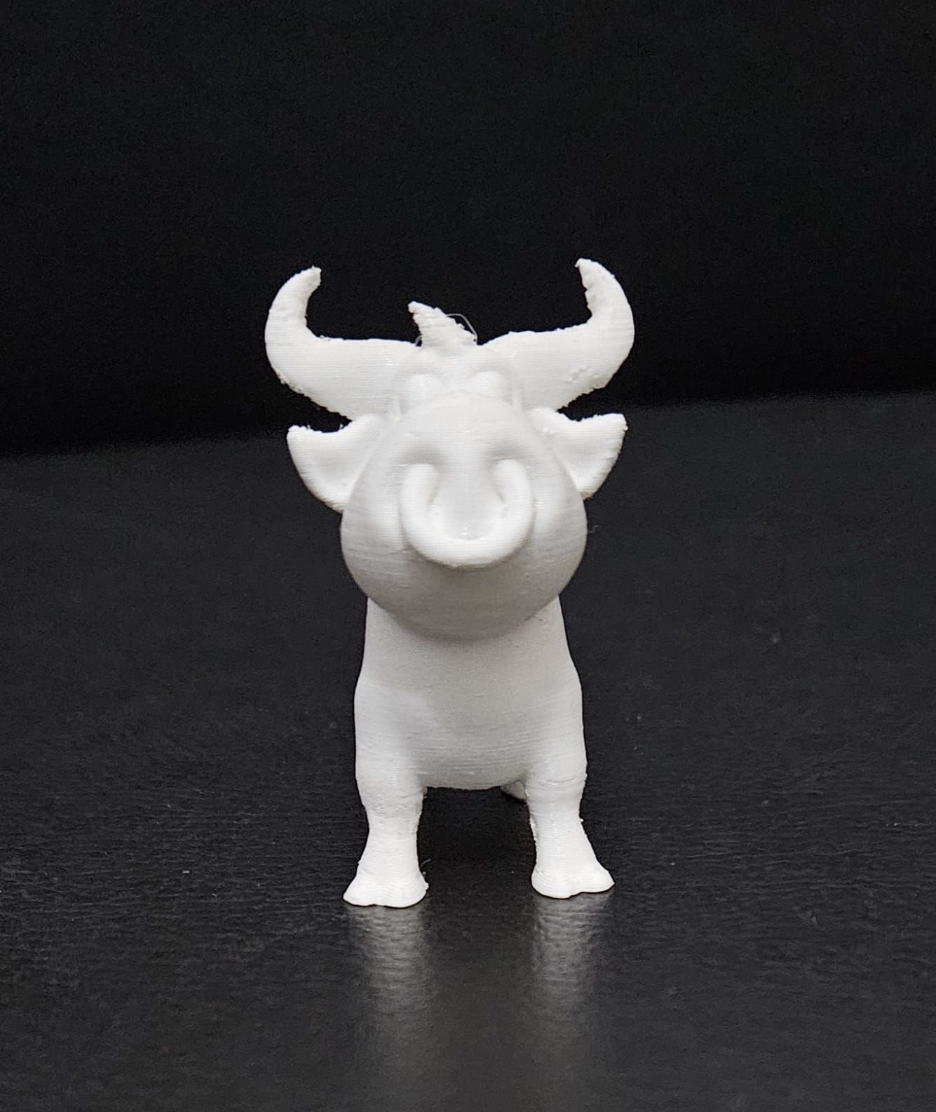 Cartoon Bull 3D print model_8