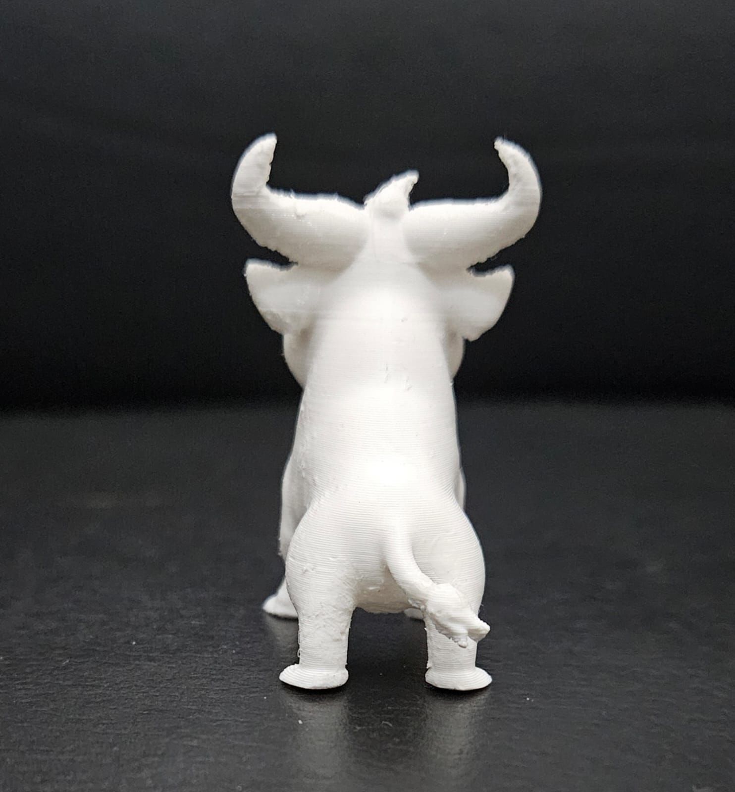 Cartoon Bull 3D print model_11