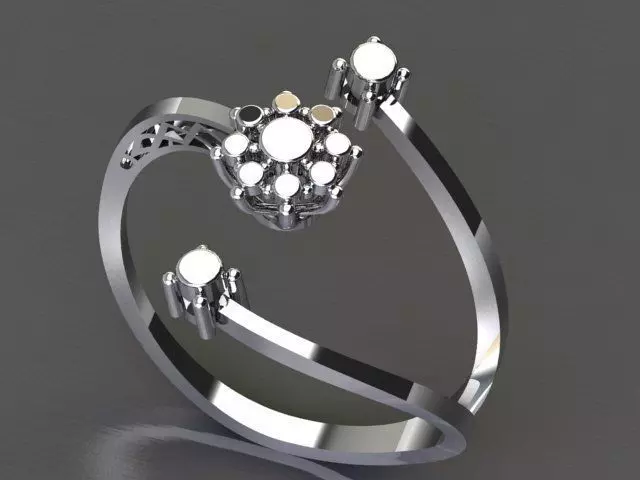 cocktail fusion RING 3D print model_0