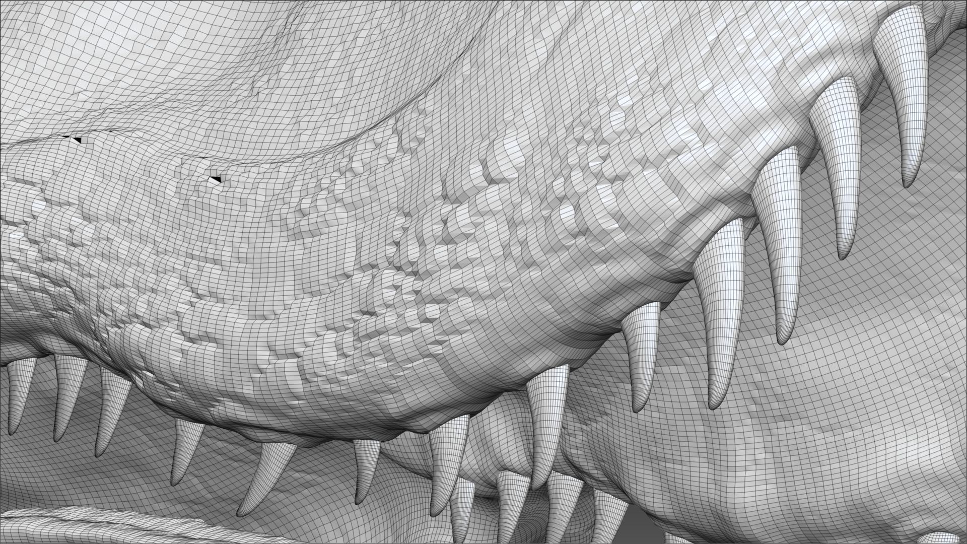 Dinosaur Baby Tyrannosaurus Rex Sculpt Project 3D model_23