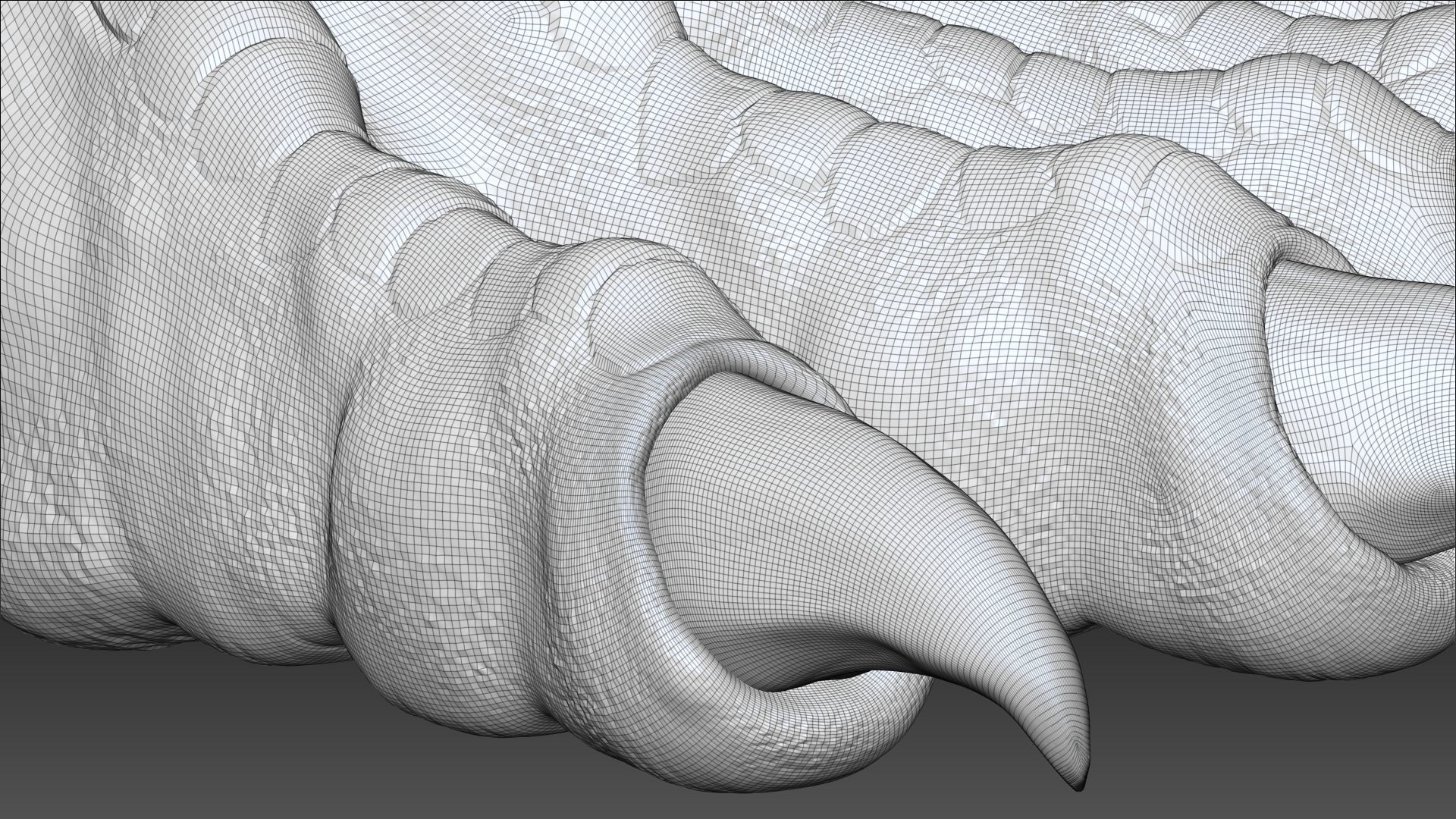 Dinosaur Baby Tyrannosaurus Rex Sculpt Project 3D model_22