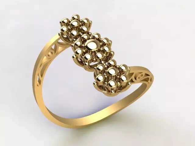 cocktail fusion RING 3D print model_0